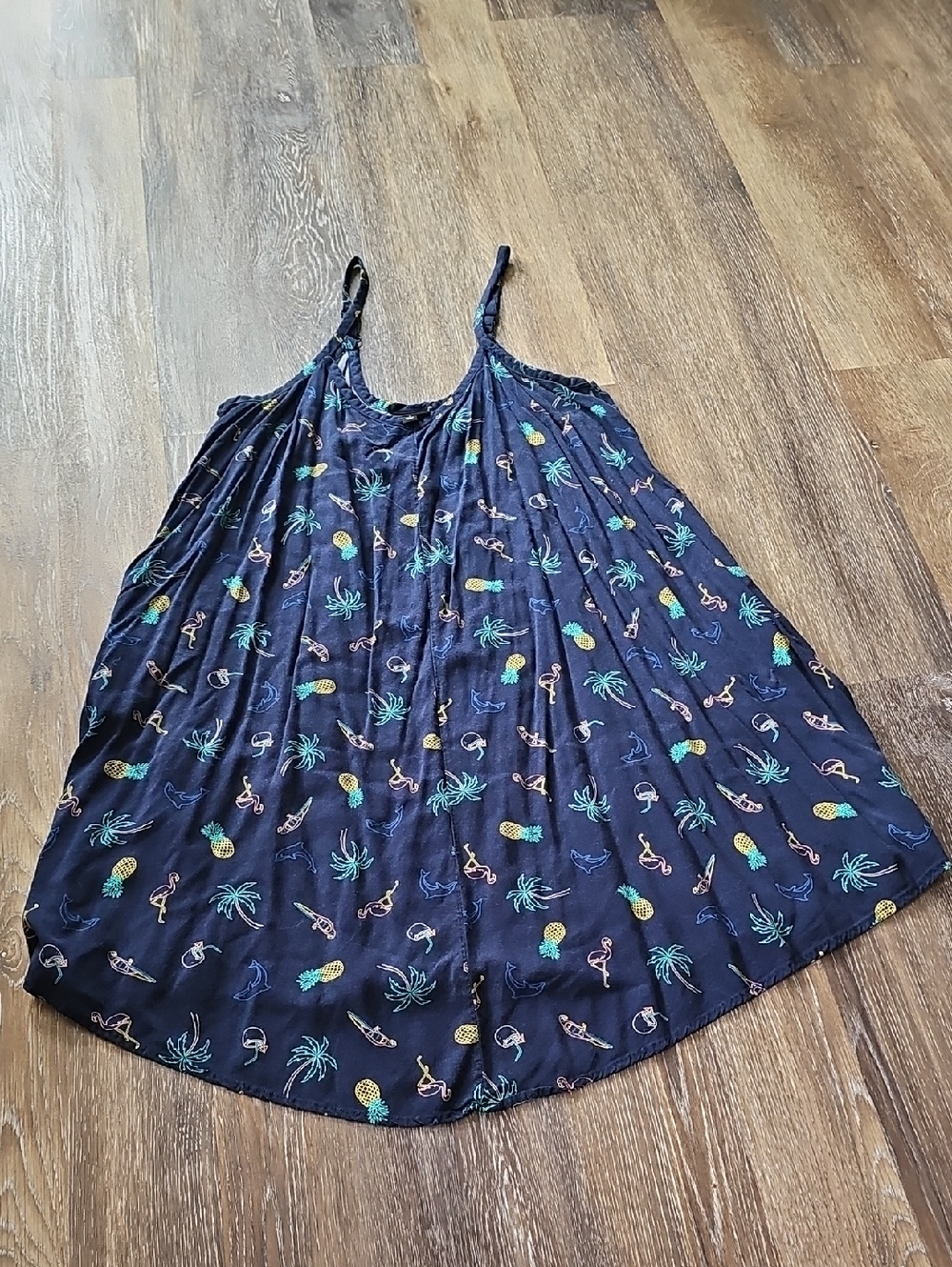 torrid Navy Pineapple Print Tank Top